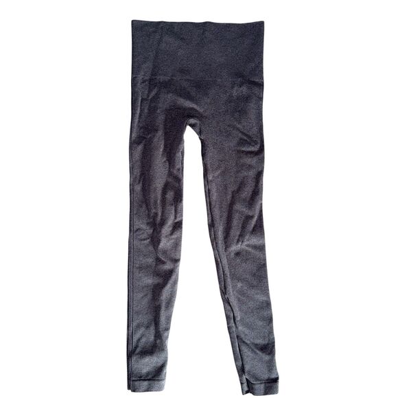 EUC Women's Spanx‎  Look at Me Now Leggings Heather Grey Size M - Picture 2 of 3